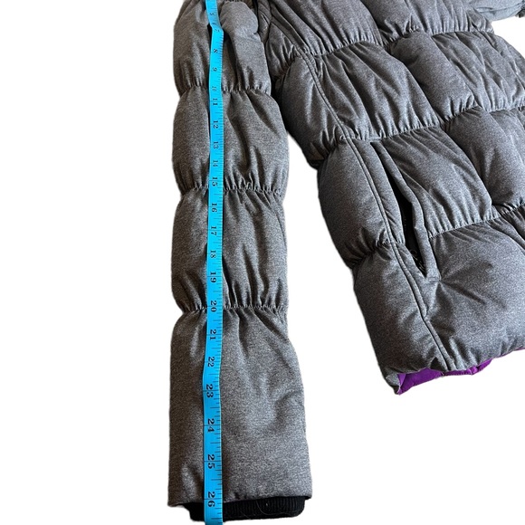 Athleta Limber convertible Goose Down Jacket gray size XS - Picture 9 of 15